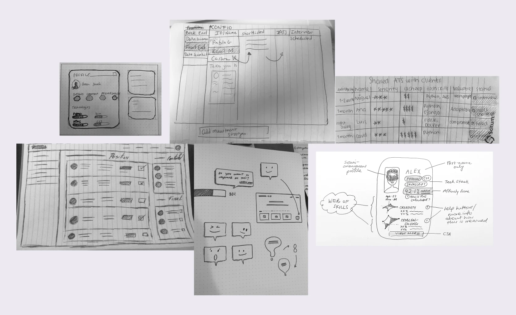 U sketch