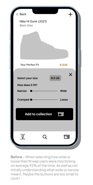 Perfect Fit: What do the users think? — design example