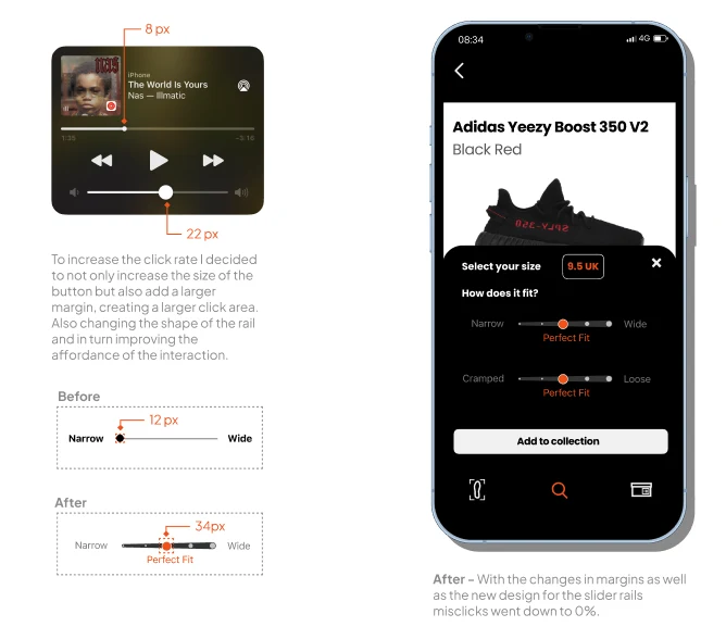 Perfect Fit: What do the users think? — design example