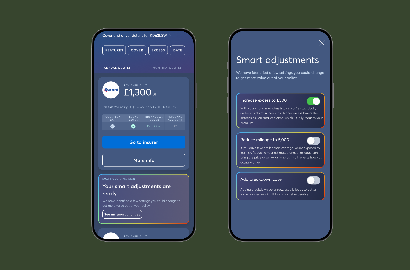 Quote Agent MVP: entry point and smart-adjustment suggestions
